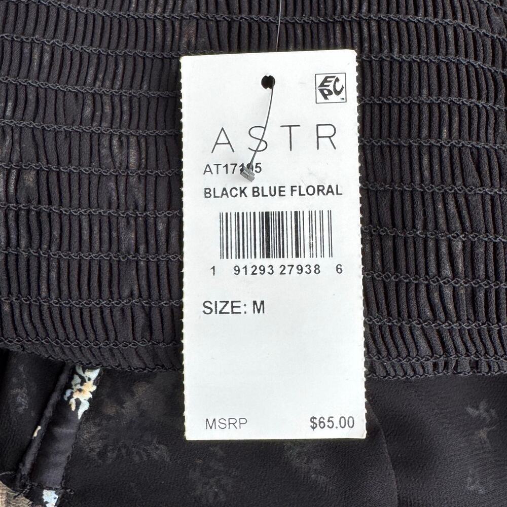 ASTR Floral Corset Peplum Top NWT Medium Cottagecore Bustier Blouse Wm's Medium - Picture 8 of 10